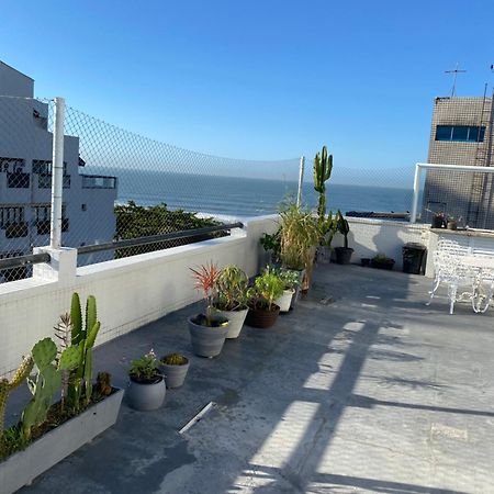 Cobertura Com Area Externa Com Vista Para O Mar Na Melhor Praia Do Guaruja Tombo Extérieur photo